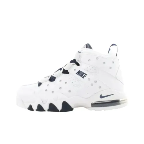 Nike Air Max 2 CB 94 Устойчивый к истиранию MID Топ Винтажные баскетбольные кроссовки Мужские Белый Синий