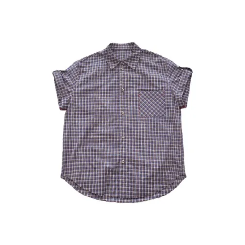 KYKW Фуксия Клетчатые Женские Рубашки