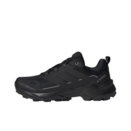 adidas Terrex Skychaser Водонепроницаемый и Дышащий Низкий Топ Альпинистская Походная Обувь Мужская Черная