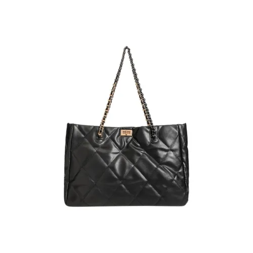 NOMK ПУ (полиуретан) Сумка-тоут Подмышка Сумка на плечо Стандартная Женская Черная