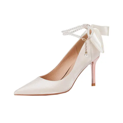 CAOT Узкий каблук Высокие каблуки Женские Шампанское