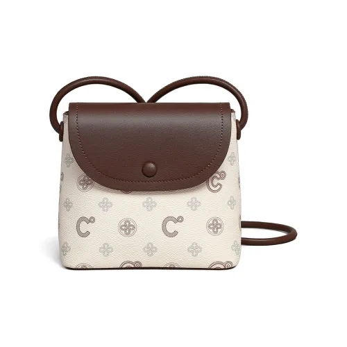 C°BANNER Сумка через плечо из синтетической кожи с чехлом для телефона стандартная женская кофейного светло-розового цвета