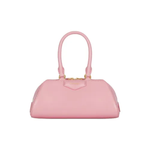 Givenchy Antigona Телячья кожа Bowling Сумка Сумка через плечо Мини Сумка Женская Фламинго