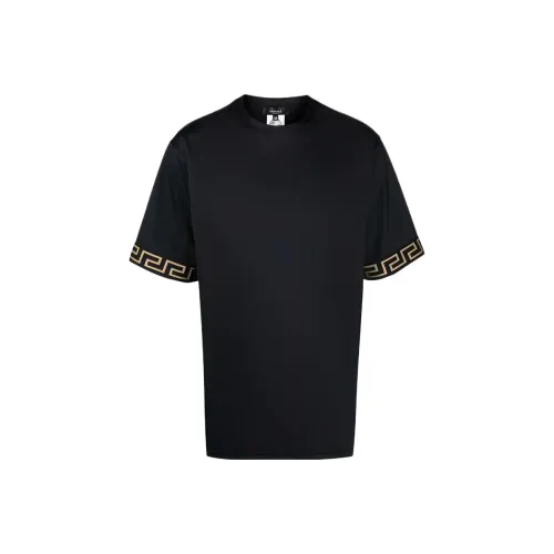 VERSACE Мужские черные T-рубашки