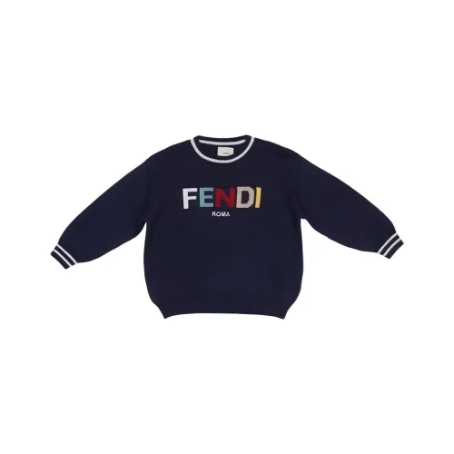 FENDI Синий Kids Свитеры