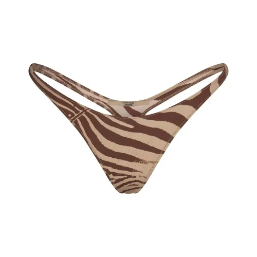 SKIMS x Roberto Cavalli Стринг Бикини Низ Плавки Женские