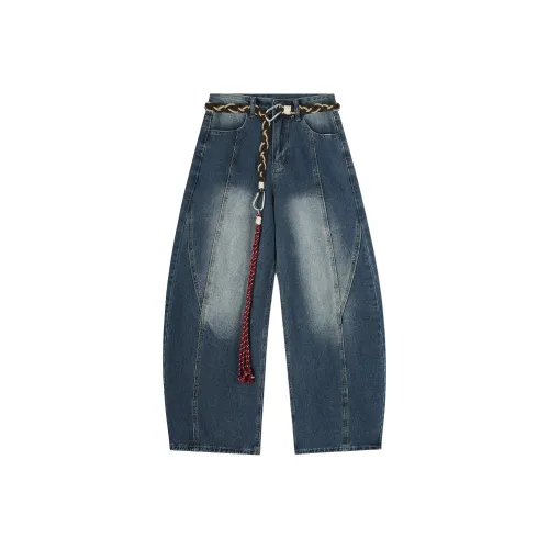 BEAR UNION Женские джинсы синего цвета