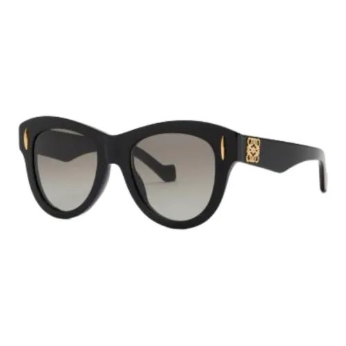 LOEWE Металлические Ацетатные Солнцезащитные Очки Унисекс Черные