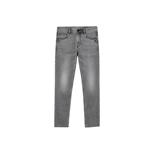 JACK JONES A17 Medium Gray Denim Men's Jeans JACK JONES A17 Средний Серый Деним Мужские Джинсы