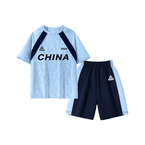 PEAK [Новинка] Синий/PK Китай + PK Маленький логотип Белый Силикон K Kids Повседневная спортивная одежда