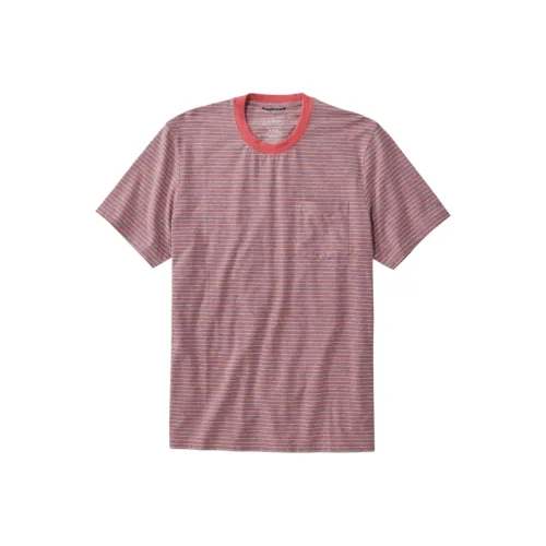L.L.Bean Red Men's T-Shirts L.L.Bean Красные Мужские Футболки