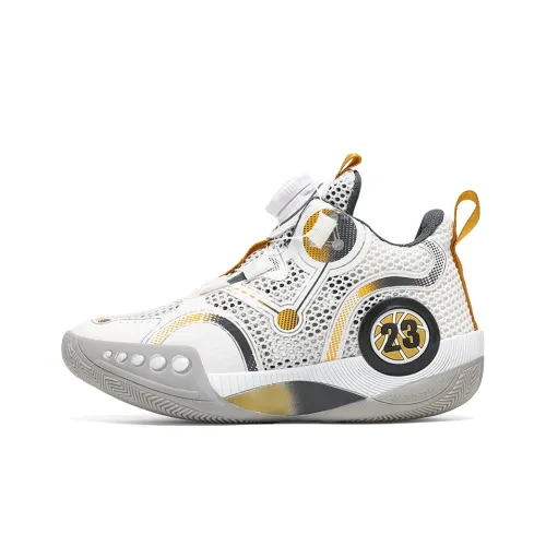 D W Анти KICK Амортизация И Устойчивость к Износу MID Топ Баскетбольные Кроссовки Детские