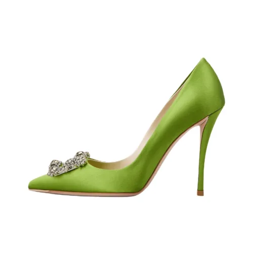 Roger Vivier Высокие каблуки Зеленый Женские