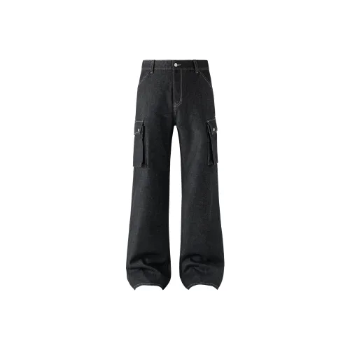 XINYINSU 25FW Джинсы Унисекс Деним Оригинальный