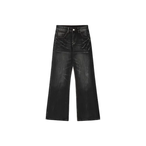 CoolboyBB Черные унисекс джинсы