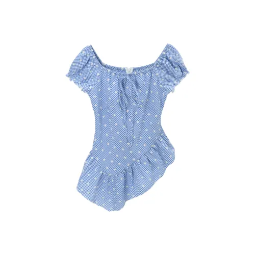 MISHOW Рукав-буф рубашка женские