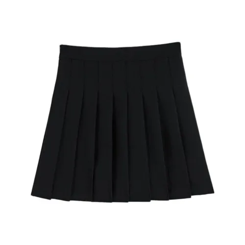 TLONELY1 Черная Женская Повседневная Короткая Юбка