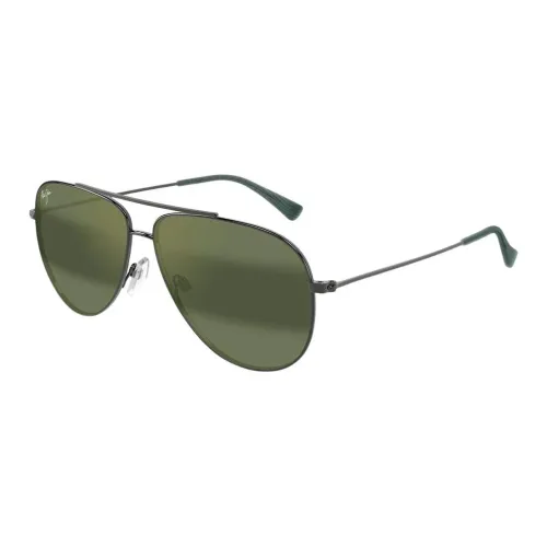 Maui Jim Металл Aviator Солнцезащитные очки Мужские Рутений