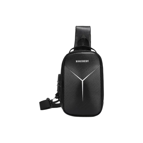 SAPANA STUDIO Nylon Sling Bag Unisex Black