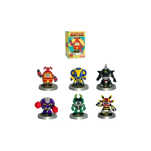 LIANYUDONGMAN Железо Броня Детский Сценарий Эпоксидная Кукла Слепые Коробки Один Mystery Коробка Целая Коробка 6 шт