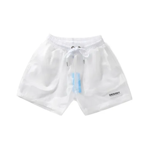 DESMIIT Прозрачные Белые Мужские Пляжные Шорты