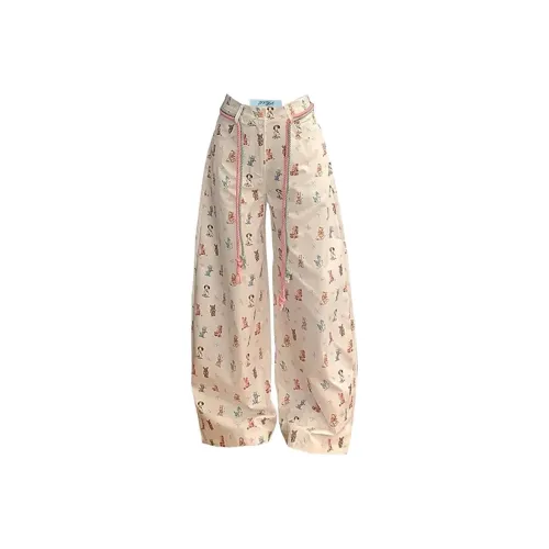 SKYA Белые Женские Повседневные Брюки