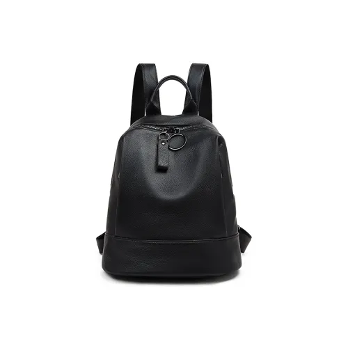 Old Man's Head Рюкзак из лицевой коровьей кожи стандартный женский многоцветный