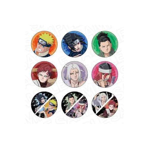 March·Monster Наруто Наруто Узумаки Саске Учиха Шикамару Нара BATTLE Ver Close Up Брелоки