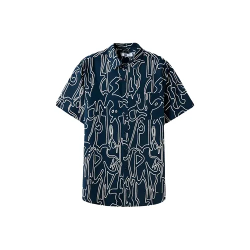 BANGBOY X IZTION Короткий рукав рубашка мужская