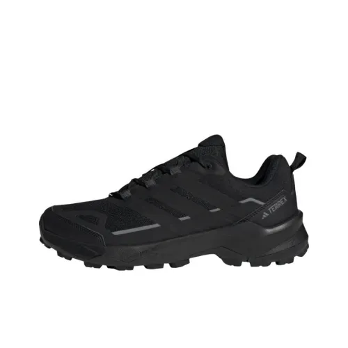adidas Terrex Skychaser Устойчивый к истиранию Низкий Топ Альпинистская Обувь для Походов Мужская Черная
