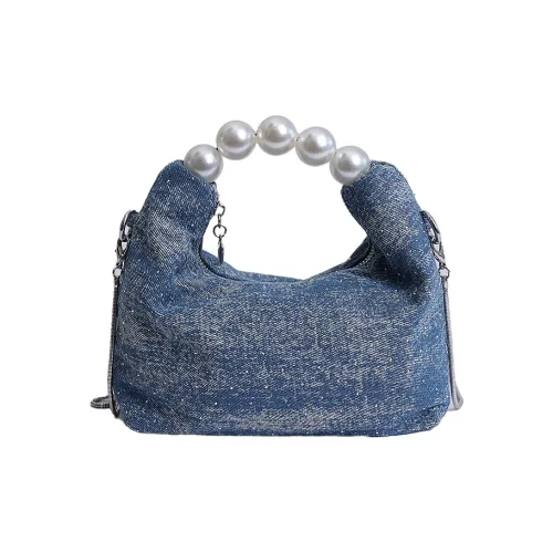 Han Munie Denim Сумка через плечо Женская Морской Синий Черный Светло-Синий