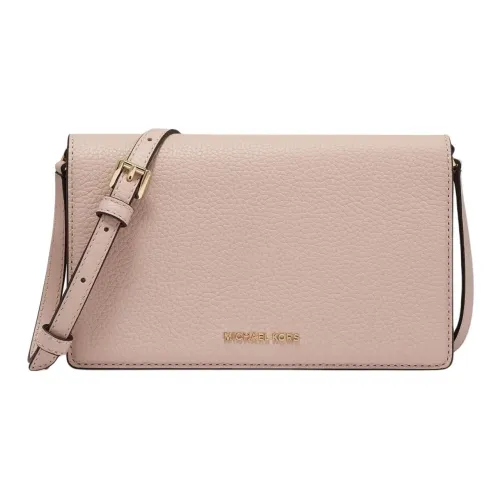 MICHAEL KORS Jet Set Коровья кожа с искусственной кожей Сумка через плечо Средняя Женская Нюдово-розовая