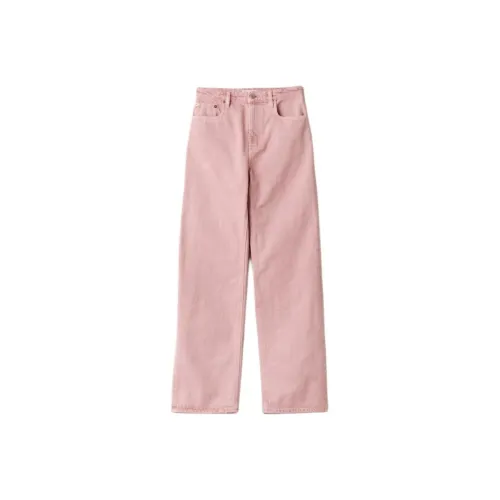 MIU MIU Розовые Женские Джинсы
