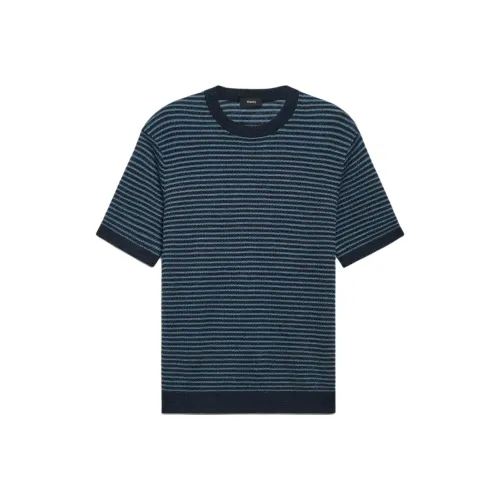 THEORY Синий Мужская T-Рубашка