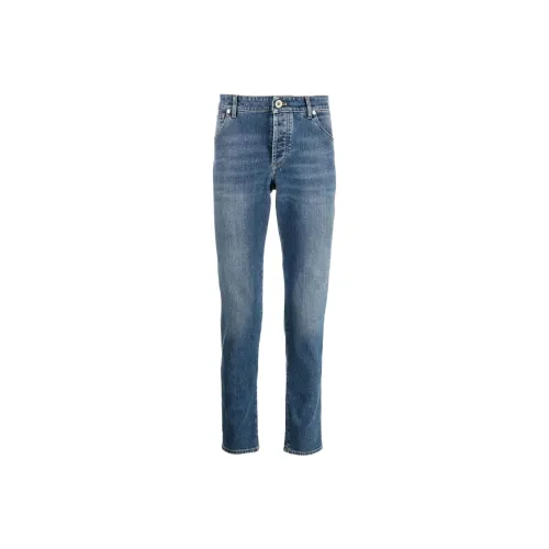 BRUNELLO CUCINELLI Джинсовый синий Мужские Джинсы