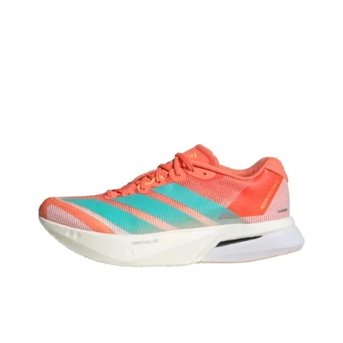 Adidas Adizero Boston 13 Устойчивый к истиранию Низкий Топ Спринт Обувь для бега на длинные дистанции Женские Апельсин