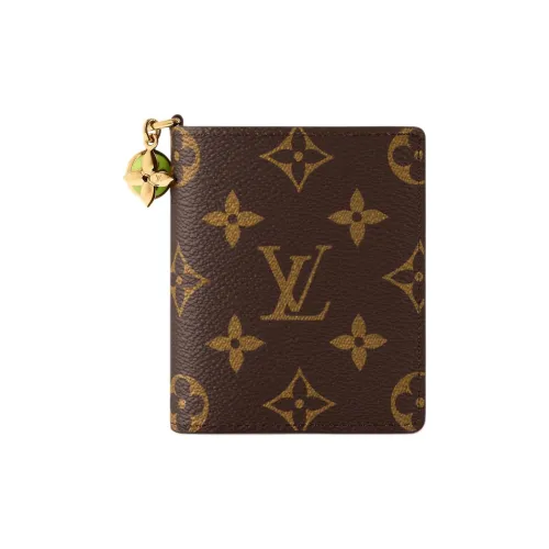 LOUIS VUITTON Холст Кошелек Унисекс Коричневый