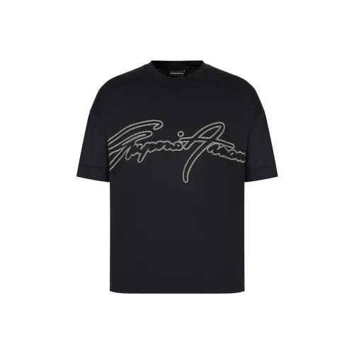 EMPORIO ARMANI Рубашка Мужская Морской Синий