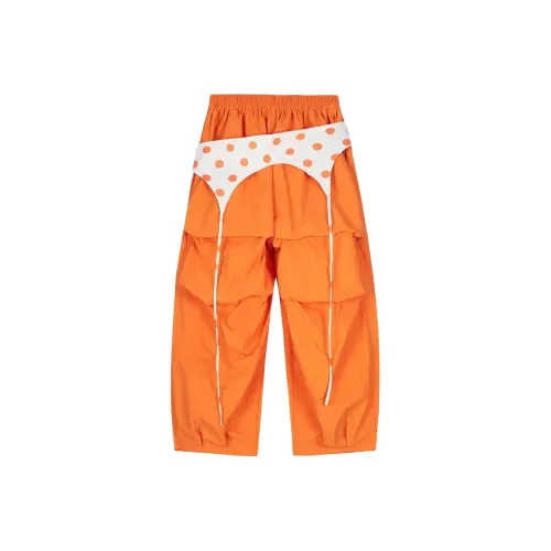 KEAB Апельсин Женские Повседневные Брюки