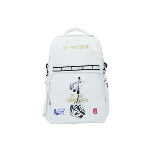 Victor Champion Series Competition Series ПУ (полиуретан) + Полиэстер Рюкзак Стандартный Унисекс Белый