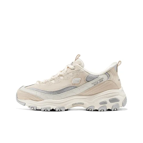 Skechers D'LITES 1,0 Low Топ Повседневная обувь Женская Бежевая
