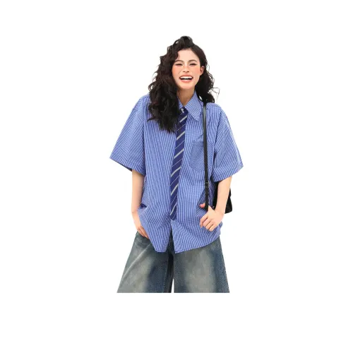 PISYPOX Синие Унисекс Рубашки