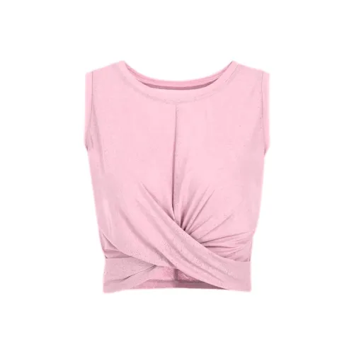 UYH Плиссированный с утяжкой на талии универсальный свободный крой пуловер бег женский летний