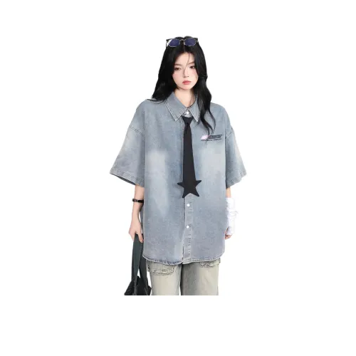 Pirkadat Синие Унисекс Рубашки