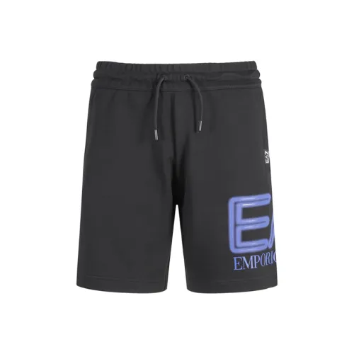 EMPORIO ARMANI EA7 SS24 Повседневные шорты Мужские Черные