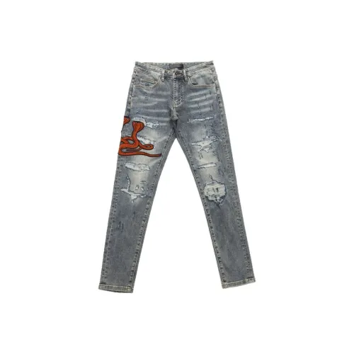 MAREA VESUVIO Потертый цвет Мужские Джинсы