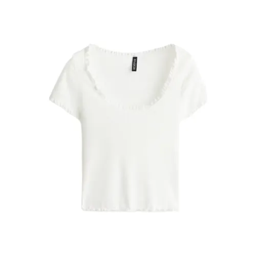 H&M Белые Женские Футболки