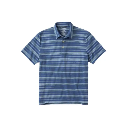 L.L.Bean Синий Мужской Поло