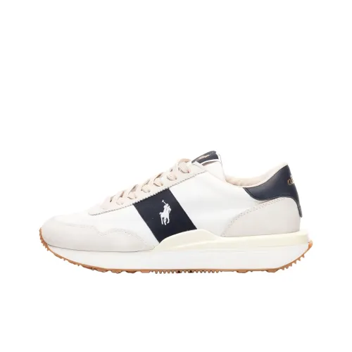 Polo Ralph Lauren Train 89 Low Топ Повседневная обувь Мужская Белая