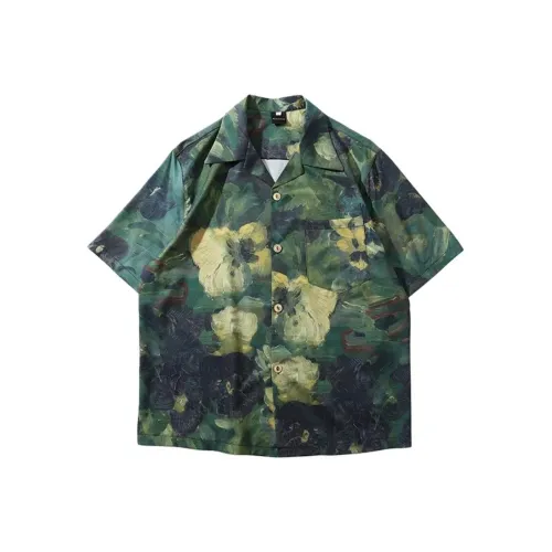 RVANGUARD Зеленая унисекс рубашка